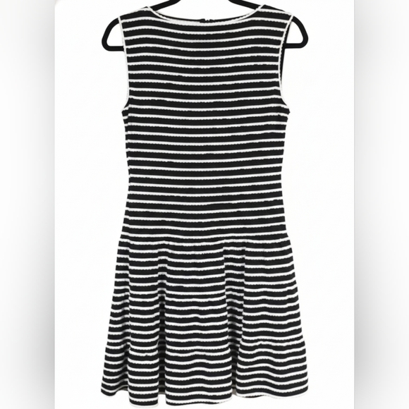 Max Studio Black and White Striped Mini Dress - Picture 4 of 6